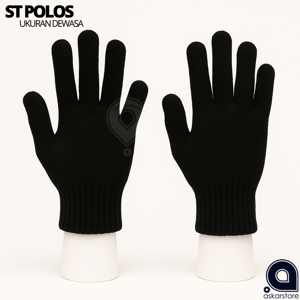 SARUNG TANGAN POLOS / SARUNG TANGAN RAJUT POLOS / SARUNG TANGAN WANITA / SARUNG TANGAN RAJUT