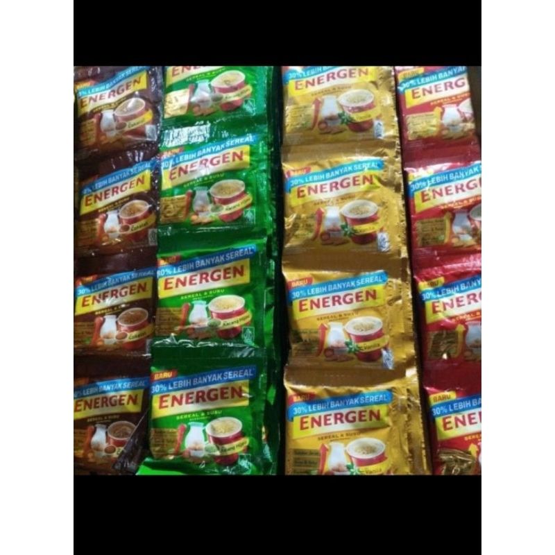 

ENERGEN Renceng (1renceng isi 10) vanila coklat kacang hijau