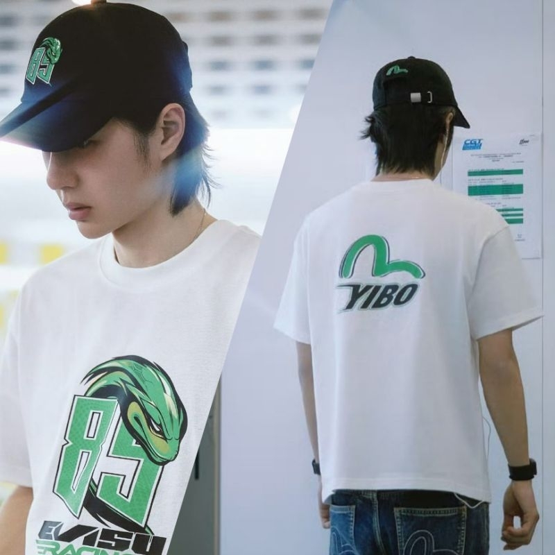 Kaos Wang Yibo EVISU RACING 85 new version
