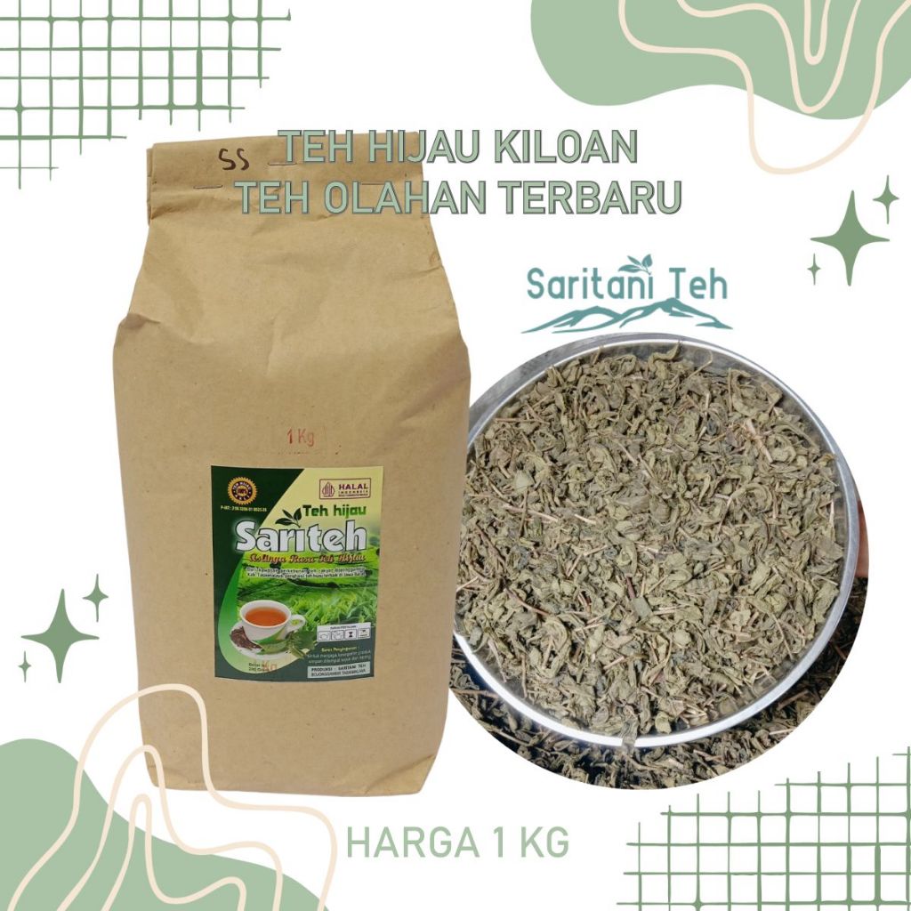 

Teh Hijau Kiloan, Teh ASLI Bisa diolah lagi Harga per 1kg
