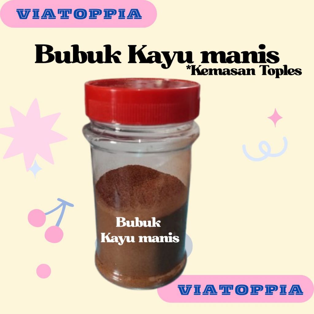 

BUBUK KAYU MANIS KEMASAN TOPLES CANTIK