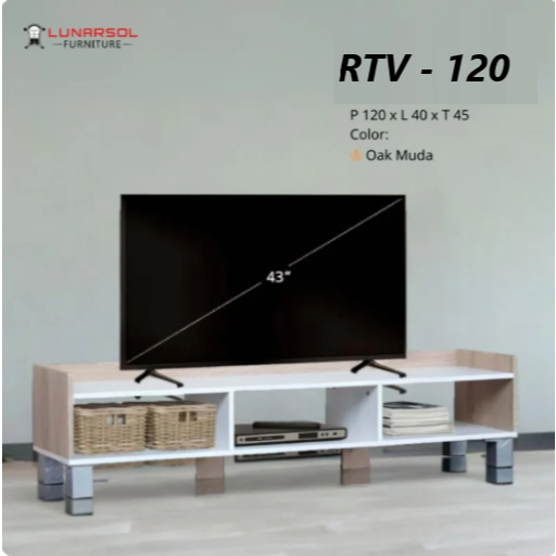 Rak TV / Buffet TV Minimalis Modern / Rak serbaguna- RTV 80/ RTV 120