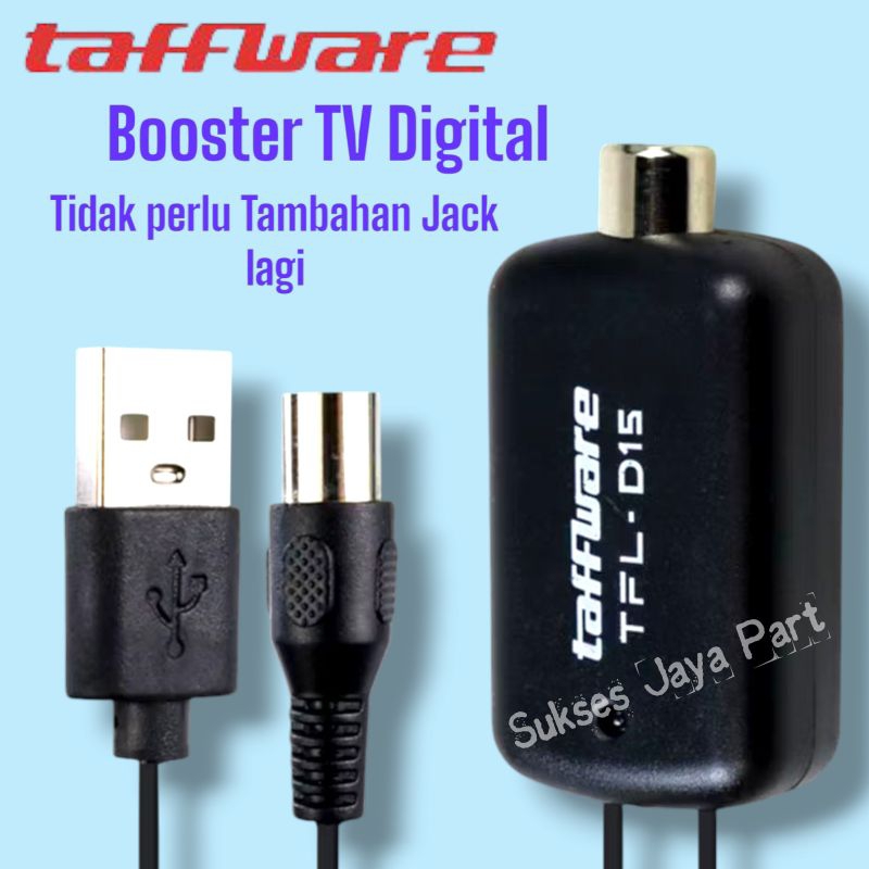 Terbaru Penguat Sinyal Tv Digital Booster Tv Digital Taffware Asli