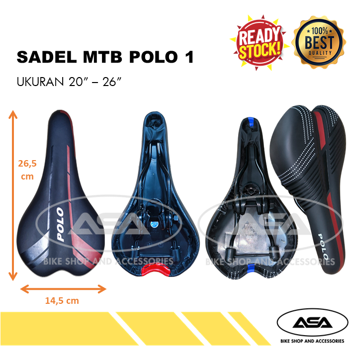 Jok SADEL Sepeda MTB BMX Sepeda Anak Sepeda Dewasa POLO | ARTEX baru termurah empuk ori