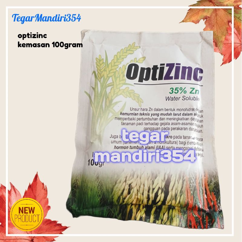 Pupuk optizinc kemasan 100gram opti zinc pupuk optizink 100gram