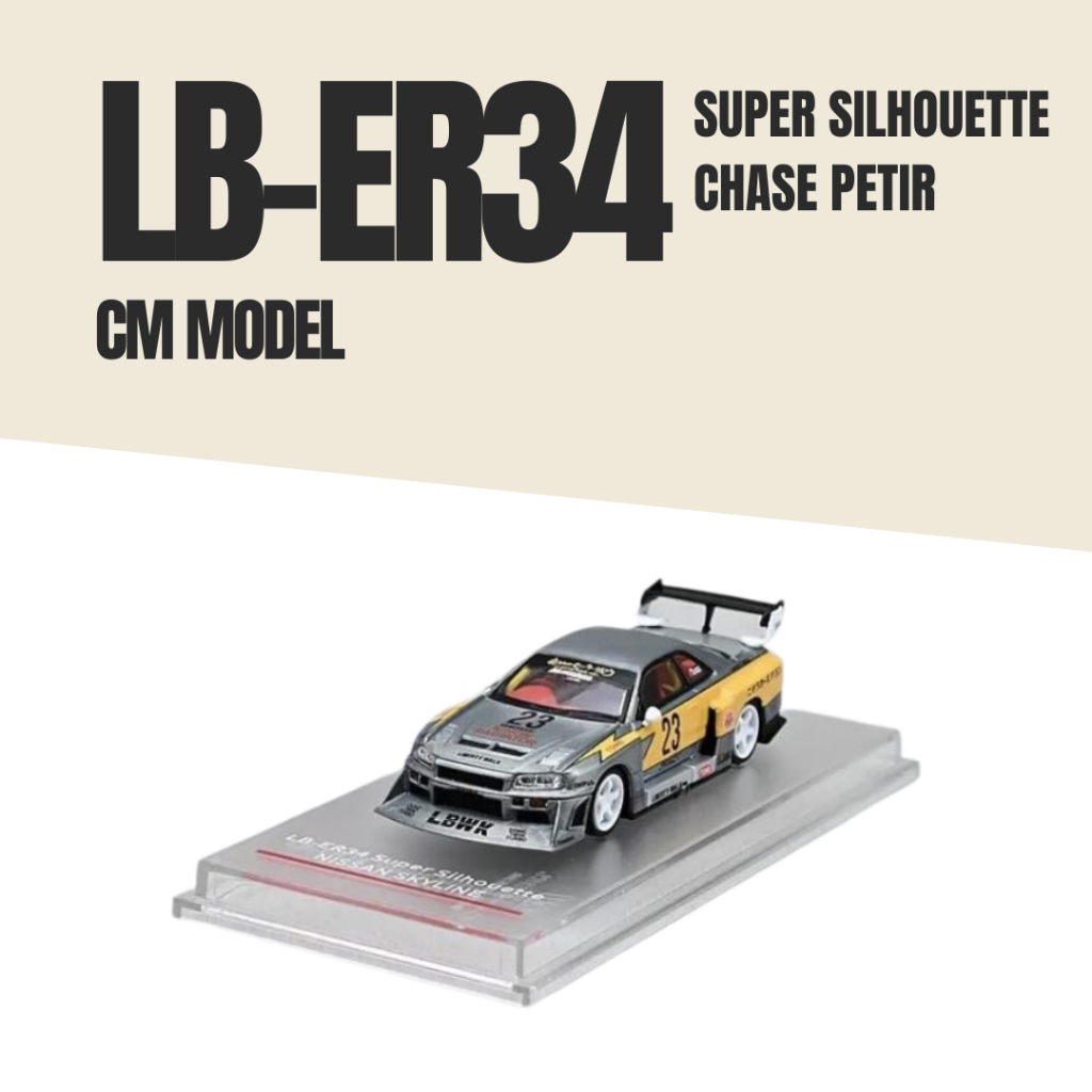 Diecast Cm Model Lb-er34 Super Silhouette Chase Petir