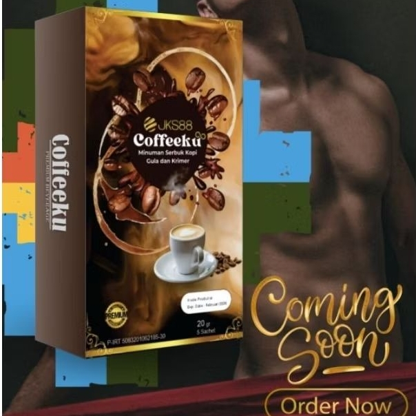 

Coffeeku JKS88 Original BPOM / Kopiku Minuman Serbuk Kopi Gula Dan Krimer1 Box Isi 5 Sachet