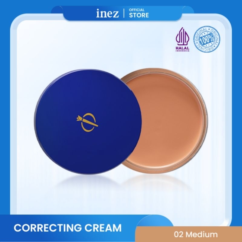 foundation padat / correcting cream inez