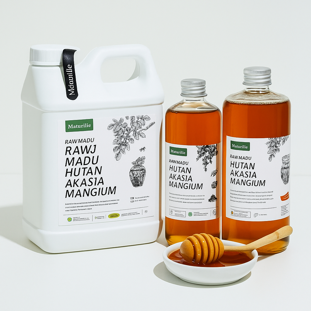 

MADU AKASIA MANGIUM MURNI RAW ORIGINAL ALAMI TANPA CAMPURAN / RAW HONEY / MADU MURNI / MADU ASLI