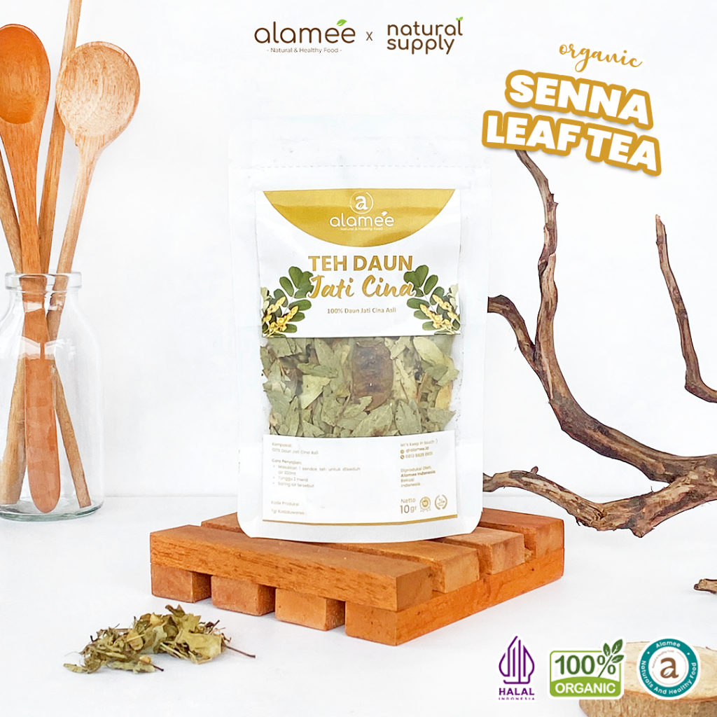 

Teh Daun Jati Cina Senna Leaf Tea Teh Herbal Alami Organik Organic 10 gr