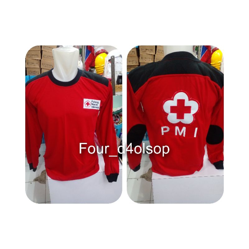 kaos PMI lengan panjang | kaos lapangan