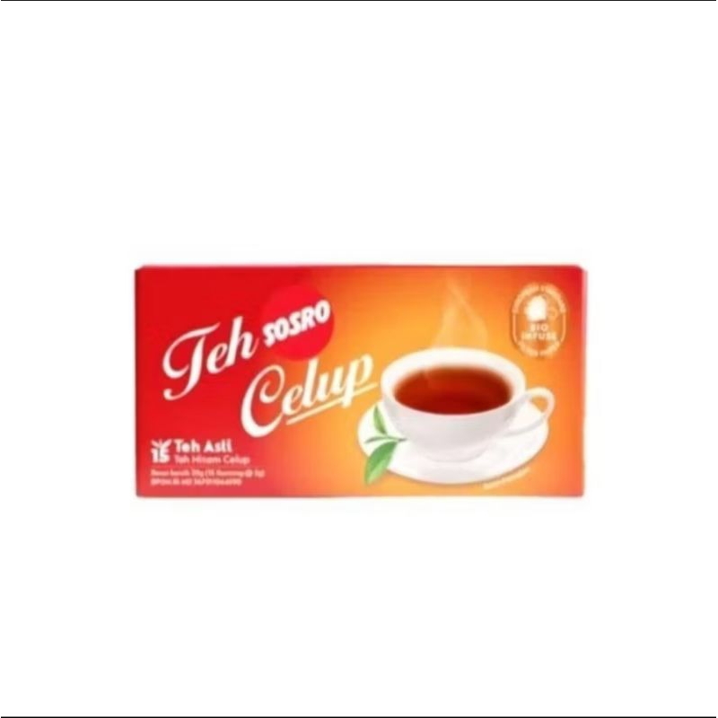 

Teh Sosro Celup Tong Tji Poci Vanilla Botol Sariwangi Renceng Box Melati Sembako