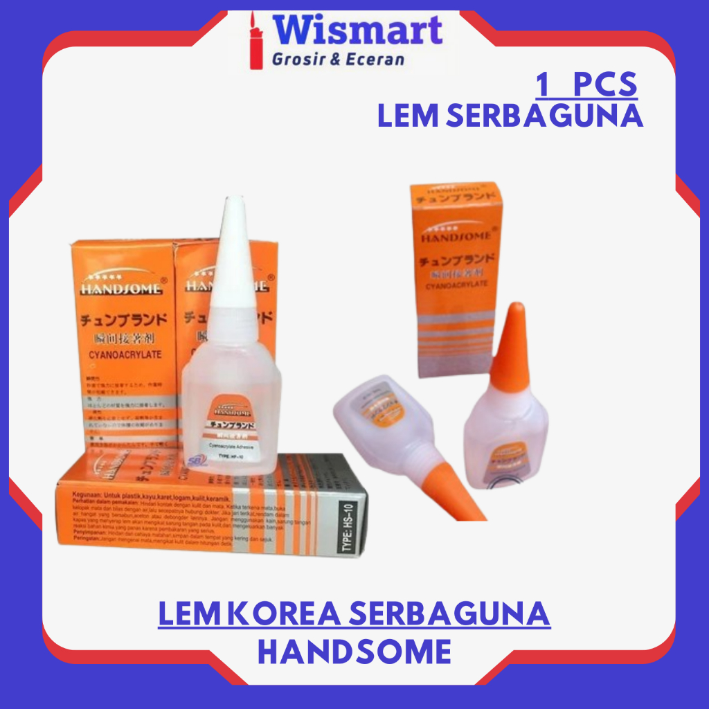 

Handsome Lem Korea TETES SETAN Power Glue Serba Guna EPOTEC DEXTONE Kualitas Terbaik 1 PCS