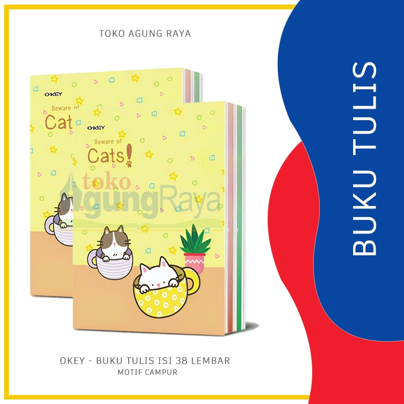 

[ECERAN] BUKU TULIS MERK OKEY ISI 38 LEMBAR