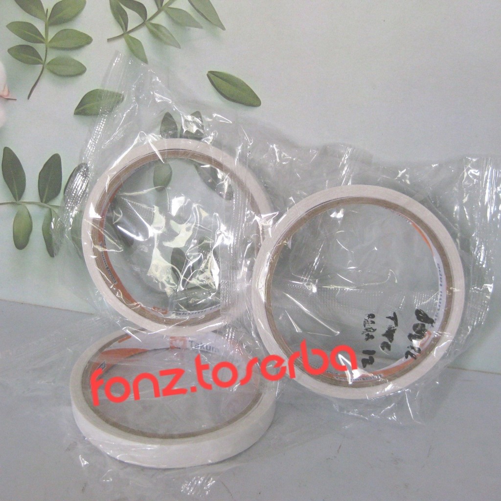 

Double Tape lakban kertas 24mmx20y berkualitas yang sangat bagus