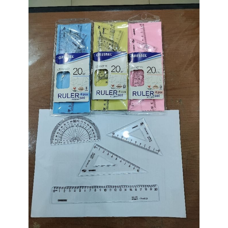 

Penggaris Set Greebel GB-4402 (20cm)