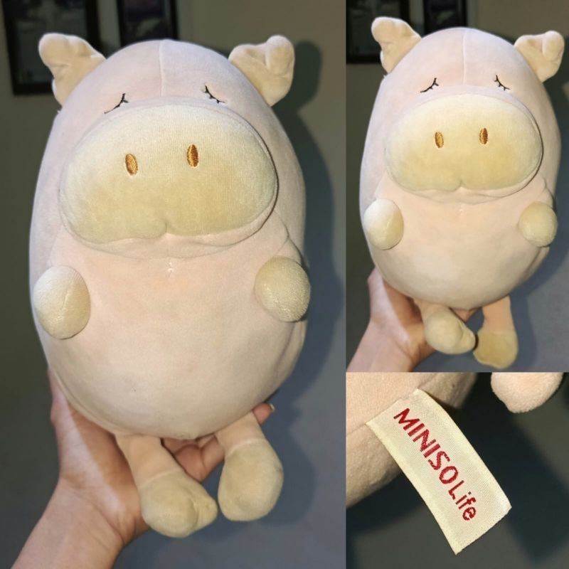 Boneka Babi Bebong Miniso Bahan Lembut Original Miniso