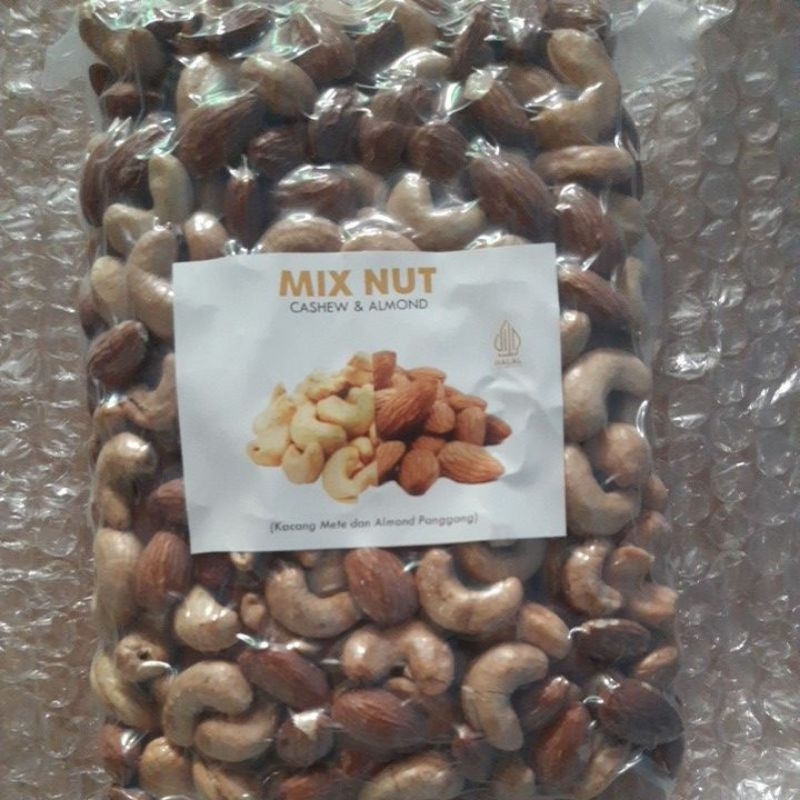

½KG=25.000 MURMER KACANG METE MIX ALMOND ROASTED GRADE SUPER