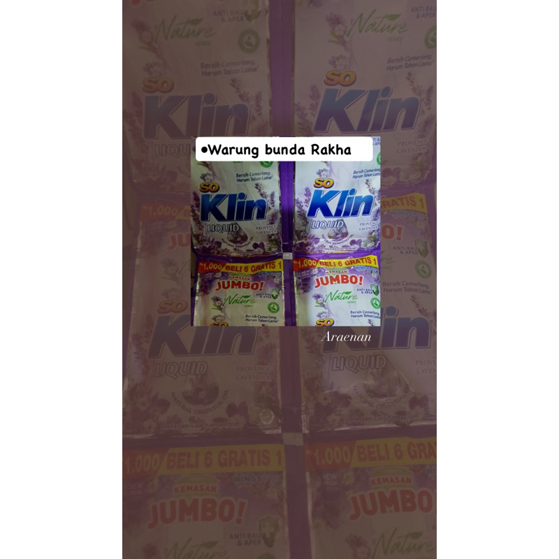 So klin liquid Sachet