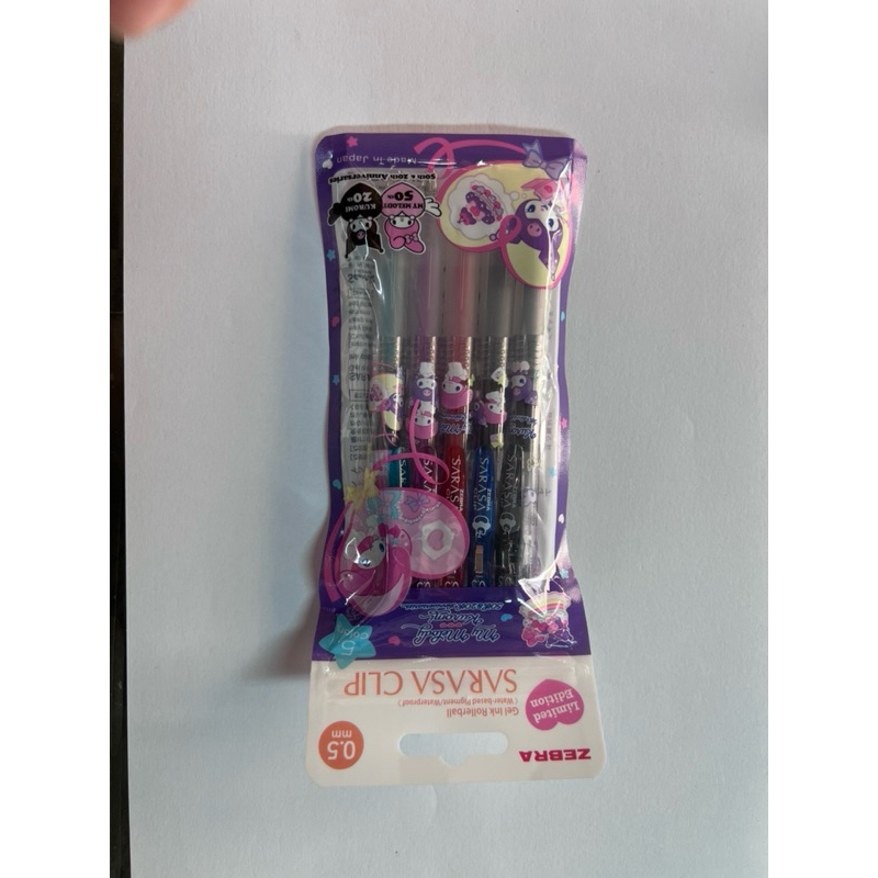 

Zebra Pen Sarasa LIMITED EDITION Melody Kurumi (PER SET)