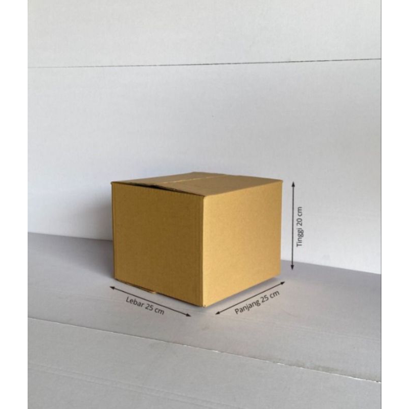 

Kardus box baru 25x25x20