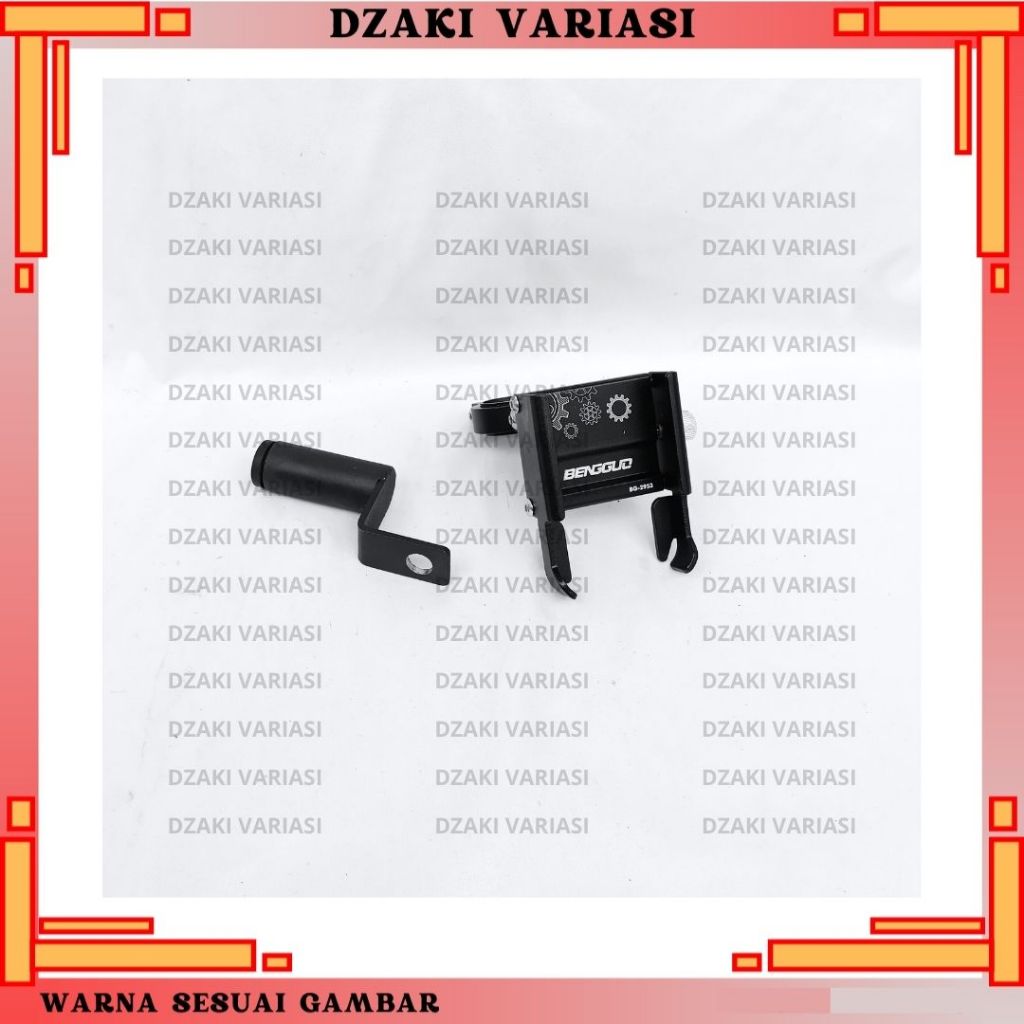 PAKET HOLDER GPS HP NMAX AEROX LEXI VARIO BEAT SCOOPY REVO SUPRA SPION PHONE HOLDER BG ALUMUNIUM STA