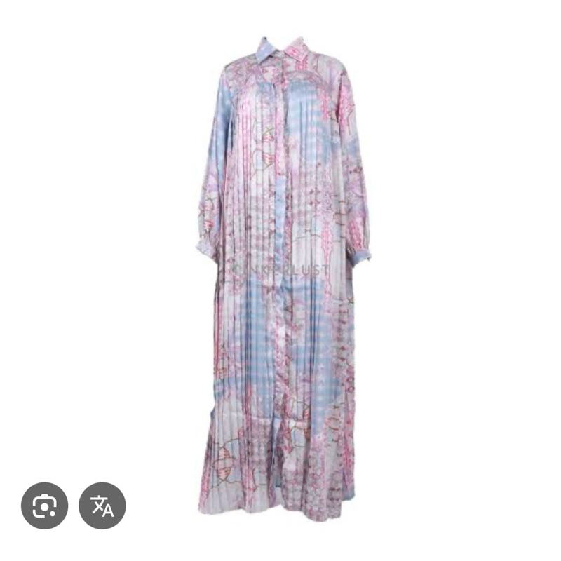 Benang jarum Festive Pleated Shirt dress Size M