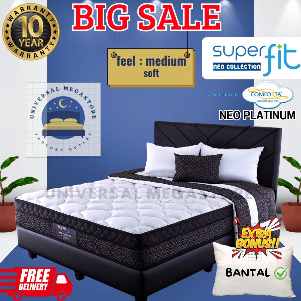 COMFORTA SUPERFIT Kasur Springbed NEO PLATINUM