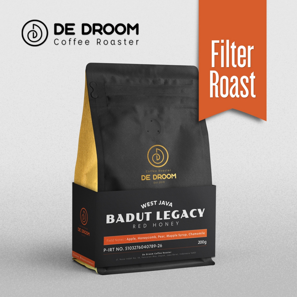 

De Droom - Arabica Jawa Barat Badut Legacy Red Honey - Biji Kopi Filter Manual Brew