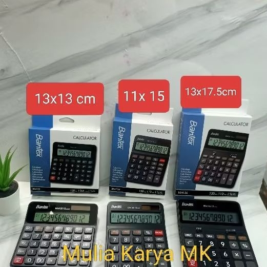 

Kalkulator Bantex 12 Digit Variasi ukuran Layar Terang Calculator Check Recheck BD series