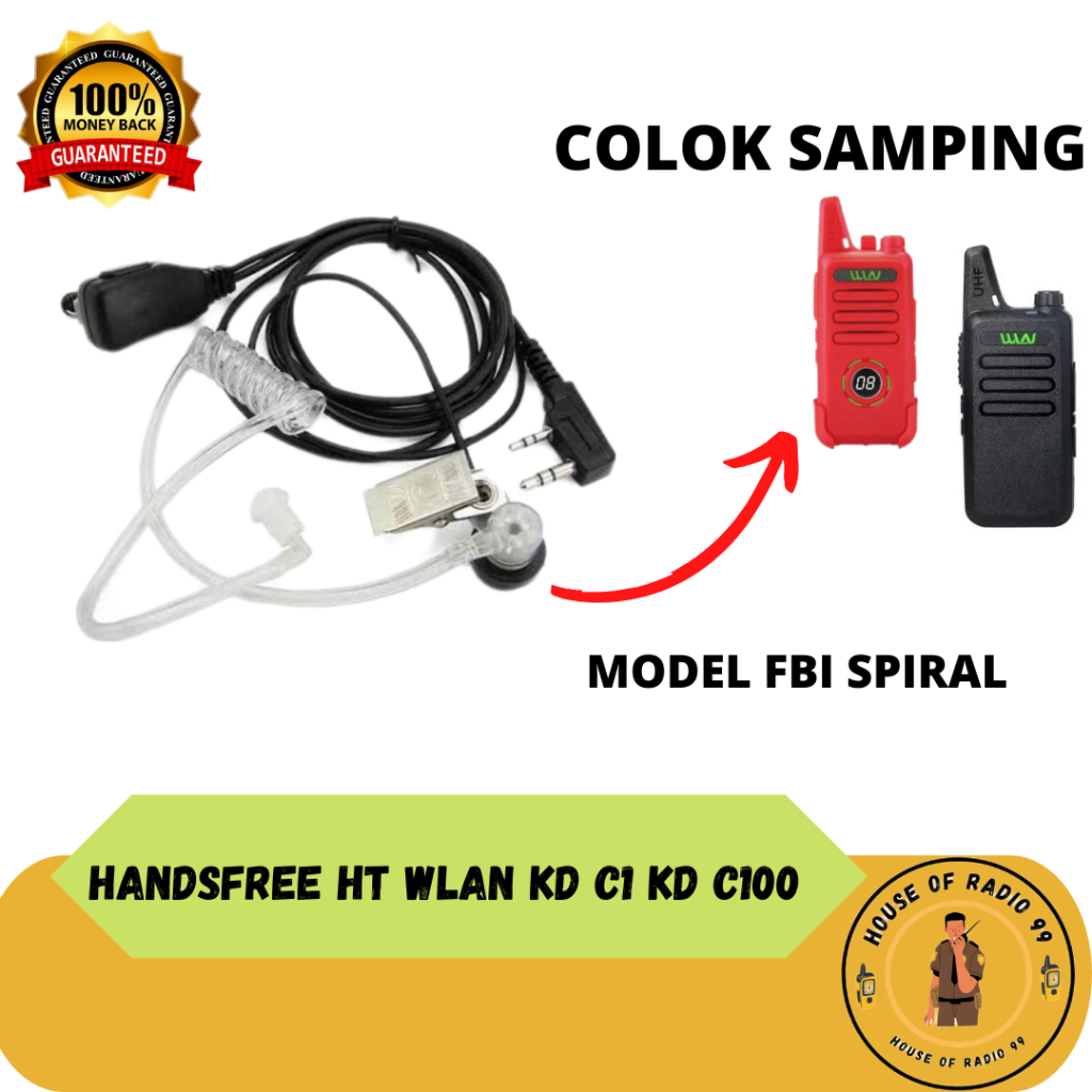 HANDSFREE HT WLN SPIRAL EARPHONE HT KSUN SPIRAL HT CHINA