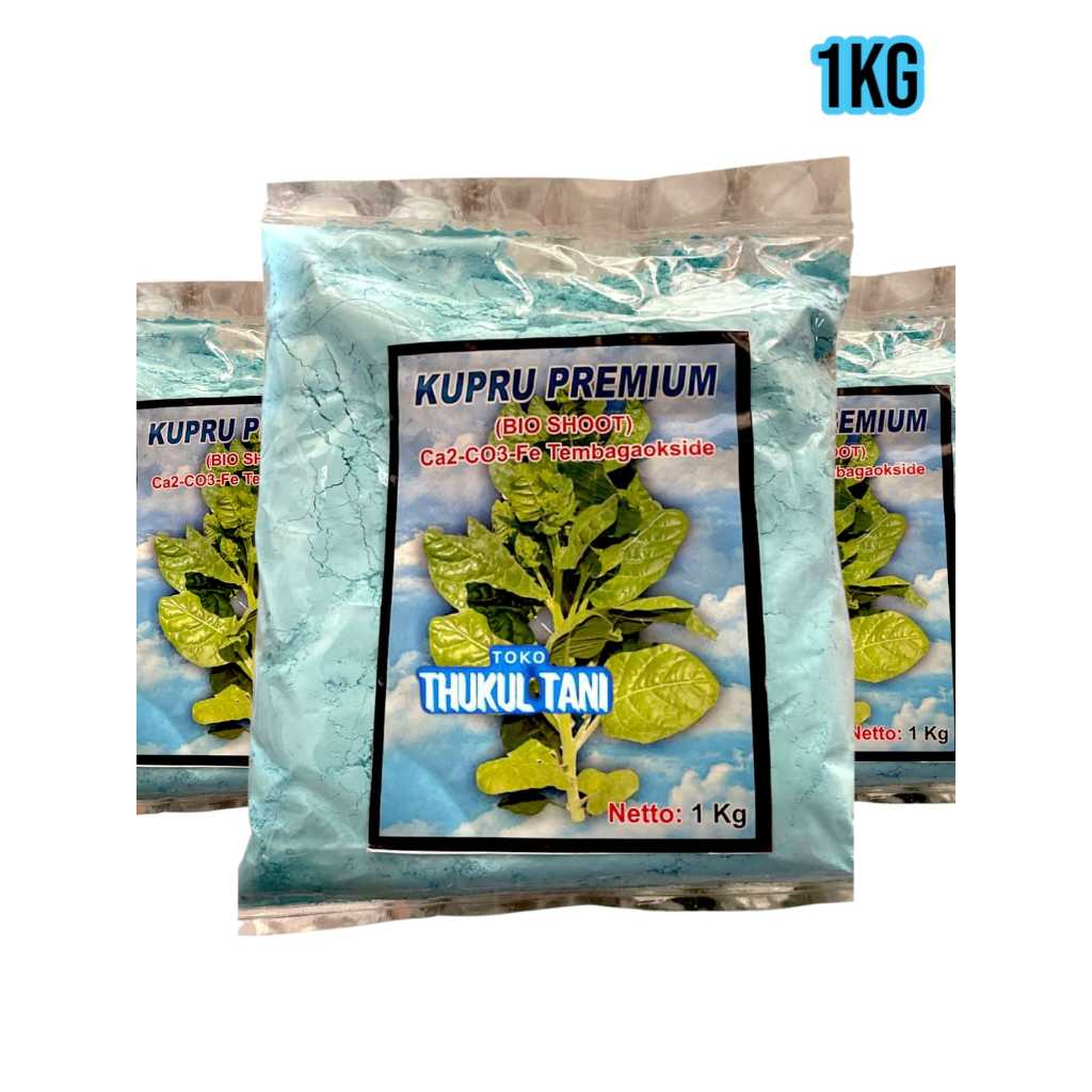Kupru Premium 1KG Pupuk Penyubur Daun Tanaman Tembakau Bio Shoot Pelebat Bunga Tembaga Oksida