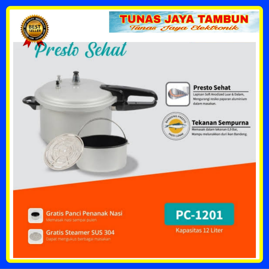 PANCI PRESTO MIYAKO PC 1201 / PANCO PRESTO MIYAKO 12 LITER / MIYAKO PC-1201 PRESTO 12 LITER