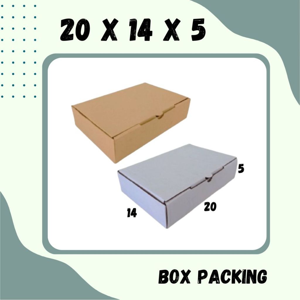 

Kardus 20x14x5 LD Box Martabak Dus Packing Kotak Kado Kemasan Karton Souvenir Hampers