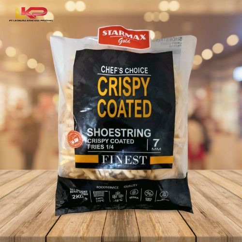 

Kentang Beku Crispy Coated 7MM - Starmax Gold