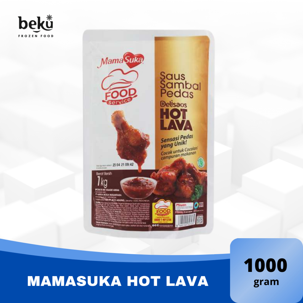

[SOLO, JATENG] MAMASUKA HOT LAVA - MAMASUKA SAUS LAVA (135ml / 1 Kg)