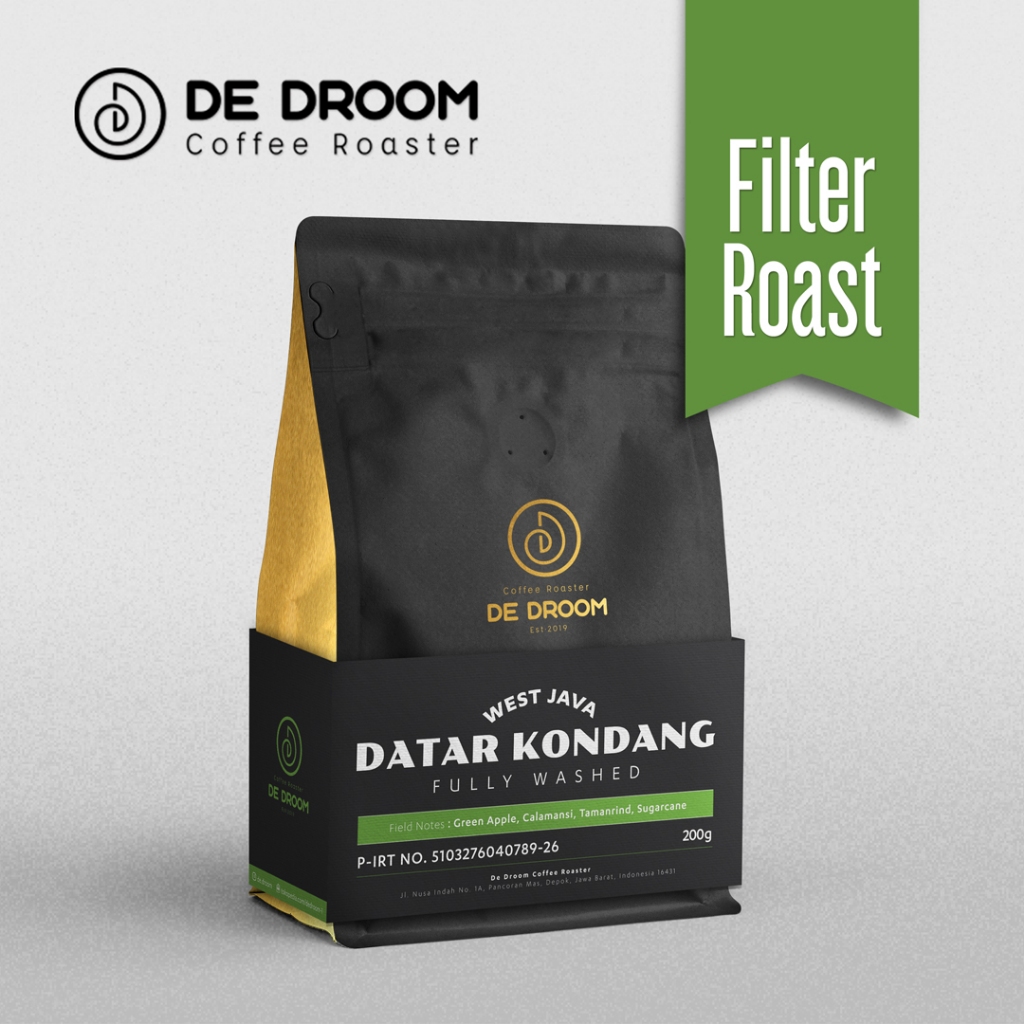 

De Droom - Arabica Jawa Barat Datar Kondang Classic Washed - Biji Kopi Filter Manual Brew
