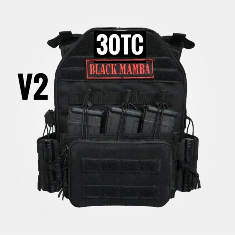 Body Vest Tactical Black Mamba Gen 2 Rompi Tempur Bodyvest Brimob TNI Polisi Tentara Rompi Militer