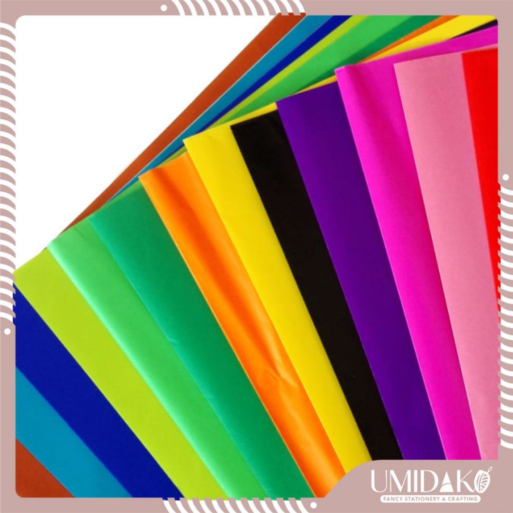 

[UMIDAKO] KERTAS SUKUN / KERTAS SUKUNG / KERTAS SAMPUL WARNA / ART PAPER