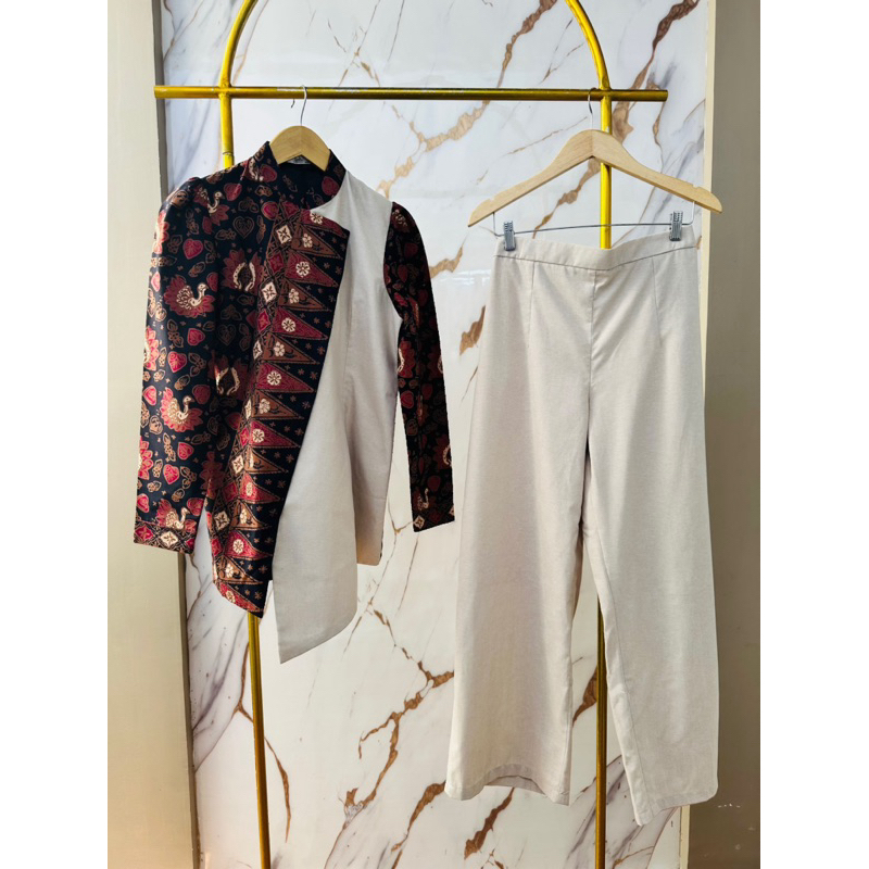 set kain tekuluk batik jambi asli