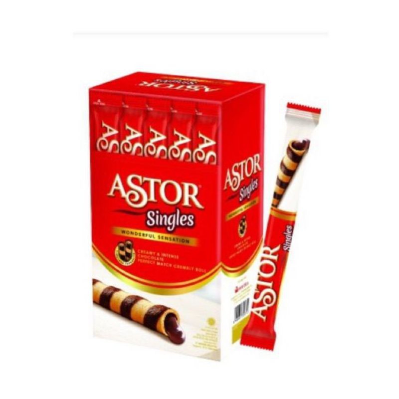 

Astor Singles Chocolate | isi 20pcs