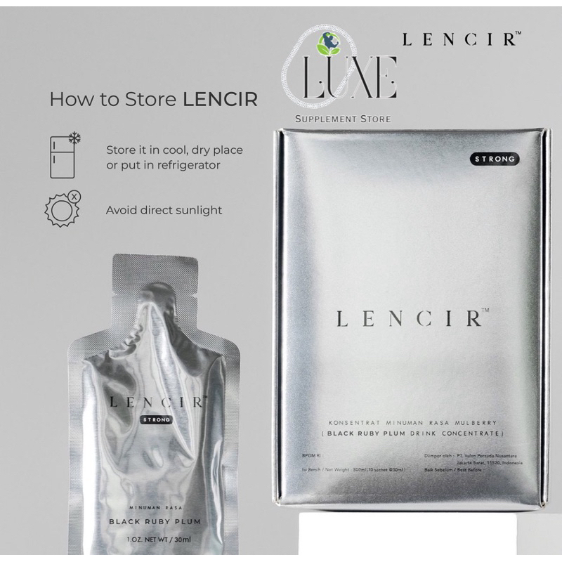 

PROMO TERMURAH!! LENCIR Original / Strong 1 Box 10 Sachet Minuman Prebiotik Detox