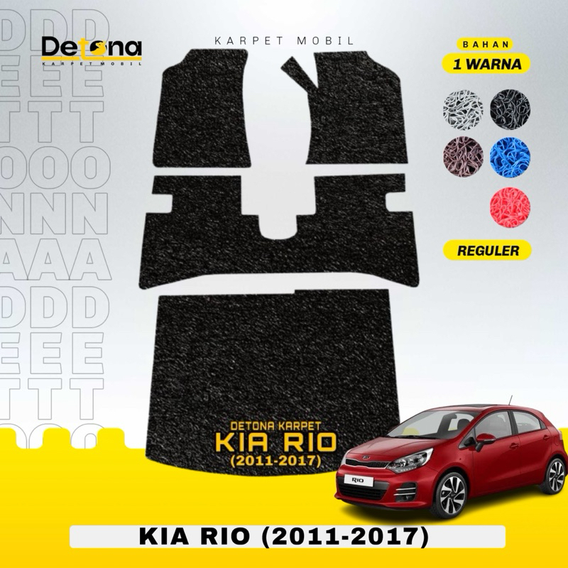 Karpet Mobil Mie KIA RIO 2011-2017 / Karpet Mie Mobil KIA RIO 2011-2017
