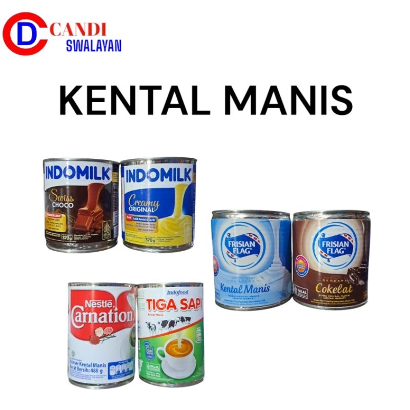 

KENTAL MANIS Kaleng Putih & Cokelat