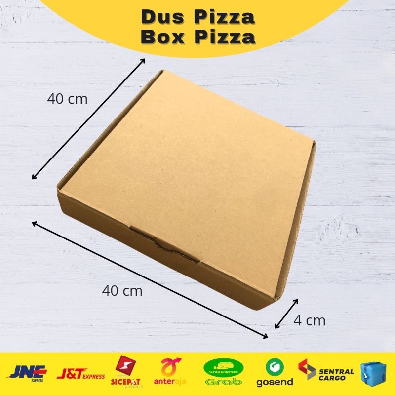 

Dus pizza |box pizza diecut polos uk 40x40x4 cm