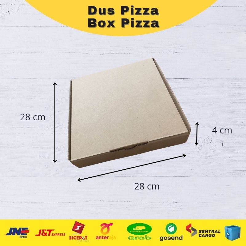 

Dus Pizza 28x28x4 cm | Box Pizza |Box Diecut | Kotak Pizza