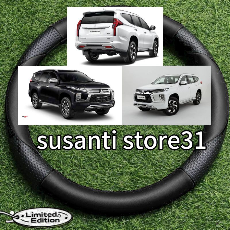 sarung stir mobil Pajero,bungkus pelindung stir Pajero motif sabit