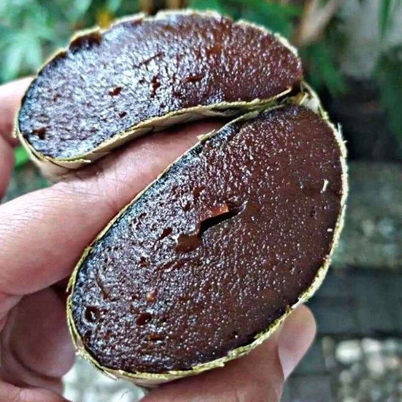 

Dodol/alame/ulame/jenang/kelamai rasa original asli Sidempuan legit manis lembut gula aren asli berat 250 gram terlaris