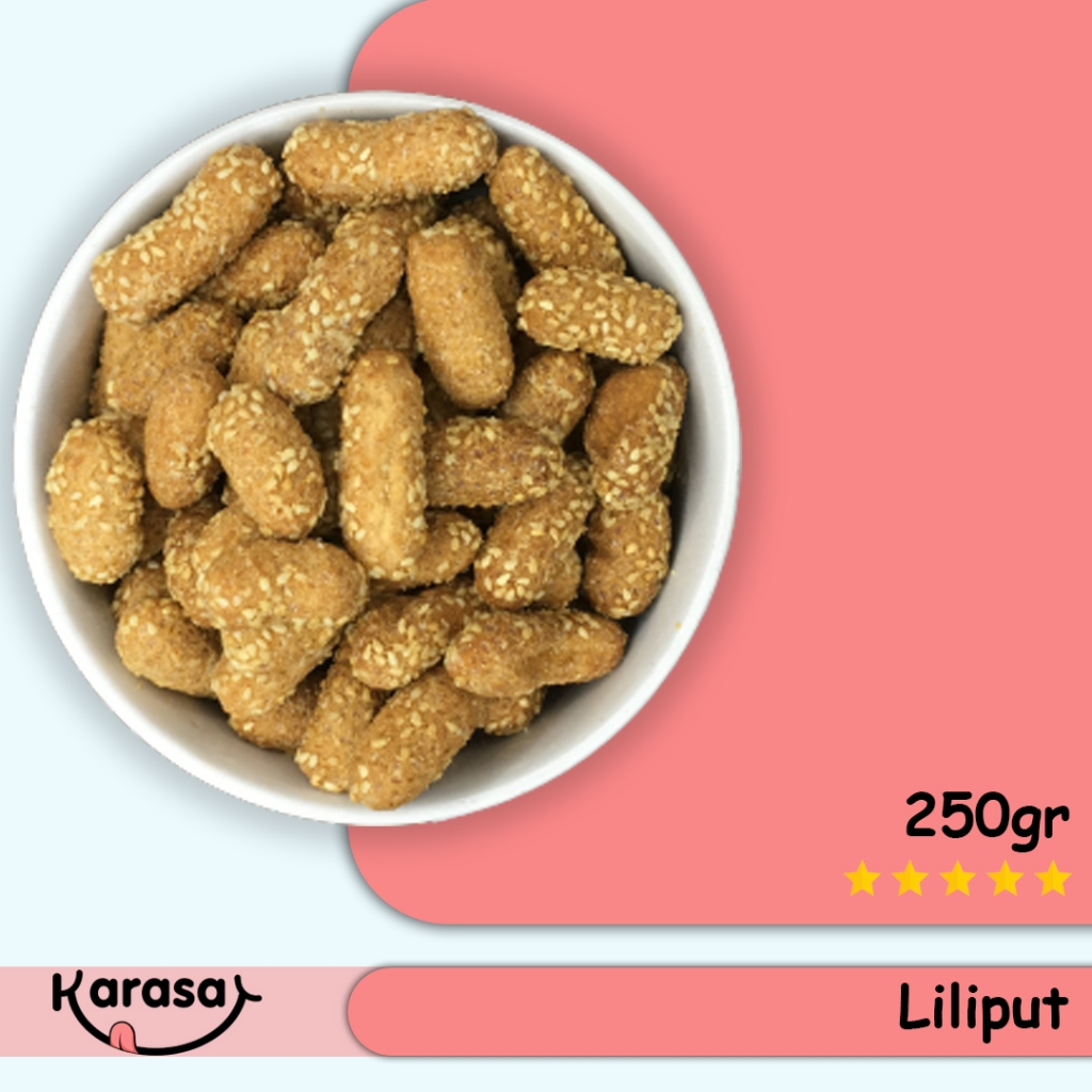 

Liliput 250gr - Snack Manis Renyah Wijen - Karasa