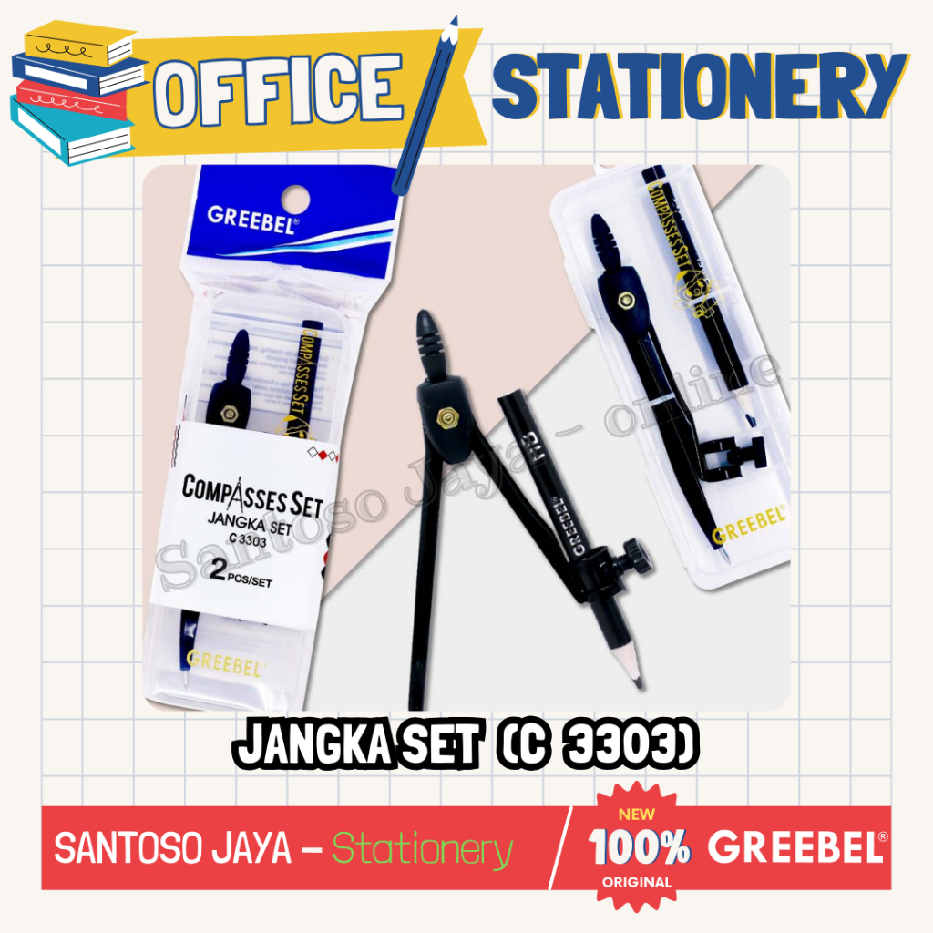 

Jangka Set GREEBEL - Compasses Set C 3303